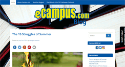 Desktop Screenshot of blog.ecampus.com